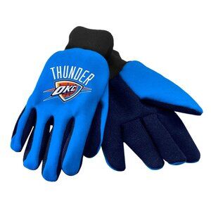 NBA Oklahoma City Thunder Colored Palm Utility Gloves by Forever Collectibles